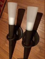 2 wandlampen, roestkleur, Banci Firenze, Ophalen