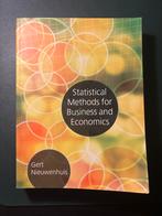 Statistical Methods for businesss and economics, Boeken, Studieboeken en Cursussen, Ophalen of Verzenden, Beta, Nieuw, WO