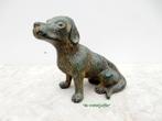 111*Bronzen jachthond (Boven €75 geen verzendkosten), Ophalen of Verzenden, Nieuw, Overige materialen, Dierenbeeld