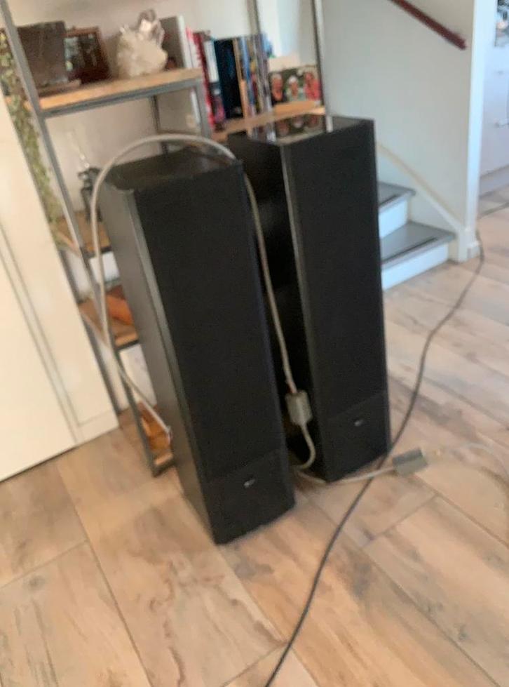 MB Quart 1000 speakers met MIT terminator 6 kabels, Audio, Tv en Foto, Luidsprekers, Gebruikt, Front, Rear of Stereo speakers