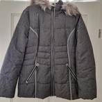 Grijze winterjas met bontkraag, Kleding | Dames, Maat 42/44 (L), Ophalen of Verzenden, Zo goed als nieuw, Miss Etam