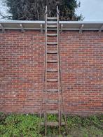 Vintage Houten Ladder - Decoratief & Functioneel, Doe-het-zelf en Verbouw, Ladders en Trappen, Ophalen
