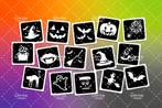 Halloween Glittertattoo Sjablonen - €0,40 p/st, Ophalen of Verzenden, Nieuw