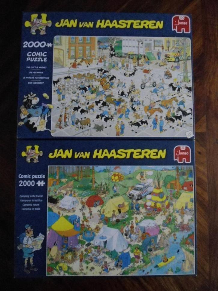 v. Haasteren puzzels 2000 stukjes. gegarandeerd compleet, Hobby en Vrije tijd, Denksport en Puzzels, Zo goed als nieuw, Legpuzzel