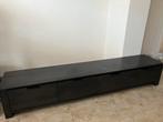 Dressoir zwaar eiken zwart 2,5 m, Huis en Inrichting, Kasten | Dressoirs, Ophalen of Verzenden, Zo goed als nieuw, 25 tot 50 cm