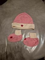 Roze baby muts en slofjes setje, Kinderen en Baby's, Babykleding | Schoentjes en Sokjes, Ophalen, Slofjes, Gebruikt, Meisje