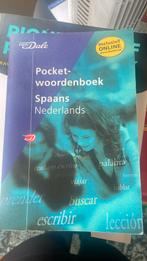 Van Dale Pocketwoordenboek Spaans-Nederlands, Van Dale, Ophalen of Verzenden, Zo goed als nieuw, Nederlands