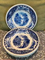 Diep bord Old England blauw (050525c), Huis en Inrichting, Keuken | Servies, Ophalen of Verzenden, Overige stijlen, Bord(en)