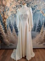 Unieke vintage bruidsjurk trouwjurk mt 36, Ophalen of Verzenden, Zo goed als nieuw, Overige kleuren, Trouwjurk