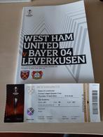 Programmaboekje West Ham - Leverkusen, Mei, Twee personen, Europa of Champions League