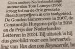 2012: tom lanoye, veilige heldere hemel, Boeken, Tom Lanoye, Ophalen of Verzenden, Zo goed als nieuw, Nederland