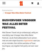 Partybus naar vroeger was alles beter festival 3 januari, Twee personen