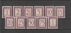 Suriname 1956, NVPH P47 t/m P57, Ongebruikt., Verzenden, Postfris
