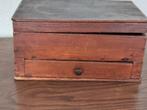 Vintage Houten Naaidoos met Lade, Antiek en Kunst, Ophalen