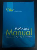 Publication Manual of the American Psychological Association, Boeken, Studieboeken en Cursussen, Ophalen of Verzenden, Zo goed als nieuw