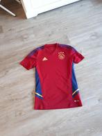 Ajax voetbalshirt shirt Adidas maat S rood blauw, Maat 46 (S) of kleiner, Gedragen, Blauw, Ophalen of Verzenden