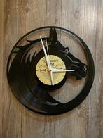 Klok lp paard, Huis en Inrichting, Woonaccessoires | Klokken, Ophalen, Zo goed als nieuw, Wandklok