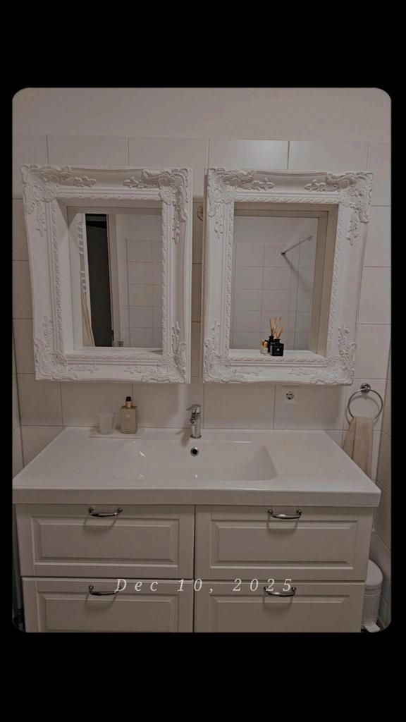 2 Riviera Maison spiegels- Hampton 85cm65cm ZGAN!, Huis en Inrichting, Woonaccessoires | Spiegels, Zo goed als nieuw, Minder dan 100 cm