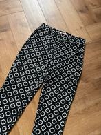 Studio anneloes retro broek M zwart/wit travelstof, Maat 38/40 (M), Zwart, Ophalen of Verzenden, Zo goed als nieuw