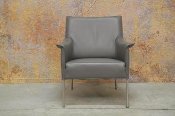 ZGANieuw grijze leren Design on Stock Limec fauteuil beschikbaar voor biedingen