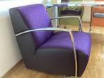 Montel fauteuil - stofuitvoering paars, Huis en Inrichting, Fauteuils, Ophalen, Gebruikt, Leer, 75 tot 100 cm