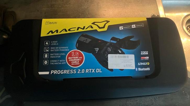 Macna Progress 2.0 rtx dl verwarmde handschoenen, Motoren, Kleding | Motorkleding, Handschoenen, Heren, Nieuw zonder kaartje, Ophalen of Verzenden