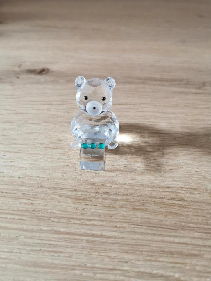 Glazen beertje, Verzamelen, Beelden en Beeldjes, Zo goed als nieuw, Dier, Ophalen of Verzenden