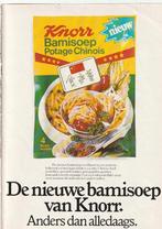 Retro reclame 1977 Knorr bamisoep Chinese keuken, Verzamelen, Retro, Verzenden, Overige typen