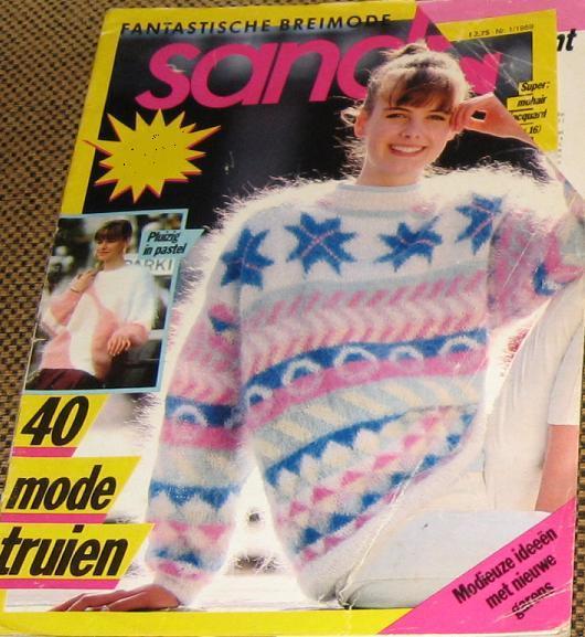 breien: 5 x SANDRA breien - mooie breipatronen, Hobby en Vrije tijd, Breien en Haken, Zo goed als nieuw, Breien, Patroon of Boek