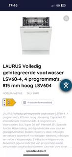 Nieuwe vaatwasser, Ophalen, Minder dan 85 cm, Minder dan 10 liter, Zo goed als nieuw
