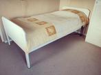 Wit eenpersoonsbed, Ophalen, 90 cm, Eenpersoons, Wit