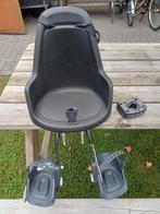 Bobike One Mini Voorzitje - Urban Black + Windscherm, Voorzitje, Ophalen of Verzenden, Bobike, Gebruikt