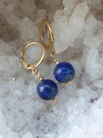 Prachtige lapis lazuli oorbellen met hypo-allergene oorhaakj, Nieuw, Overige materialen, Blauw, Met edelsteen