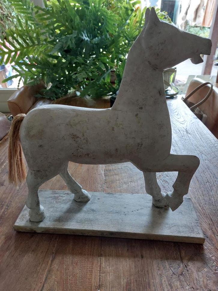 Houten Paardenbeeld, Antiek en Kunst, Kunst | Beelden en Houtsnijwerken, Ophalen