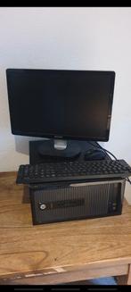 HP Desktop PC met Monitor & Toetsenbord, Computers en Software, Desktop Pc's, Onbekend, Gebruikt, HDD, Minder dan 4 GB
