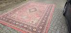 Prachtig mega groot vintage oud roze Perzisch tapijt 350x250, 200 cm of meer, 200 cm of meer, Rechthoekig, Zo goed als nieuw