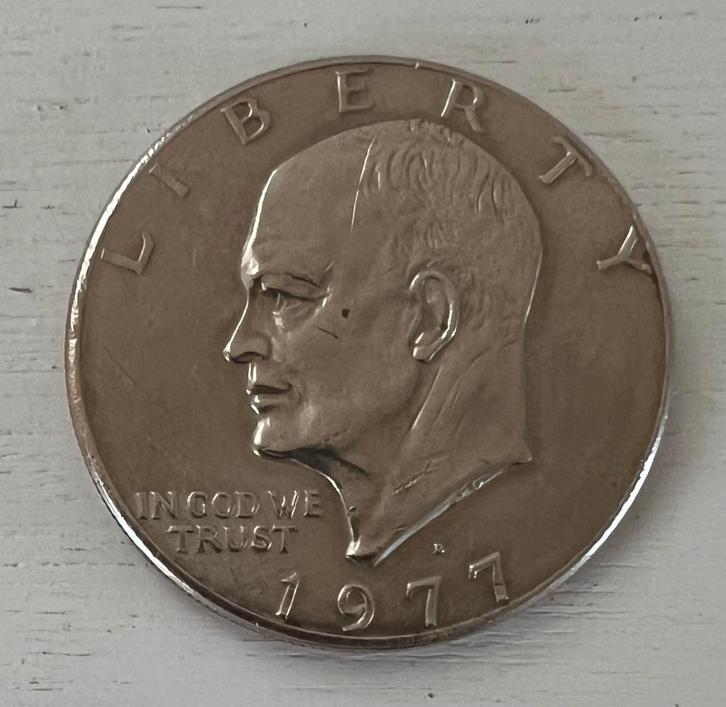 USA One Dollar munt (1977), Postzegels en Munten, Munten | Amerika, Losse munt, Noord-Amerika, Ophalen of Verzenden