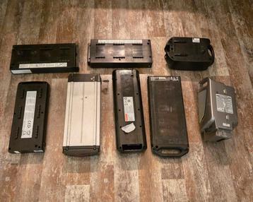 partij fiets accu's 23 stuks ( DEFECT )