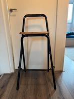 Opklapbare kruk, Huis en Inrichting, Ophalen, Met voetsteun, Zo goed als nieuw, Metaal