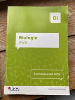 Biologie examenbundel VWO lyceo 2022, Boeken, Schoolboeken, Gelezen, Biologie, Ophalen of Verzenden, VWO