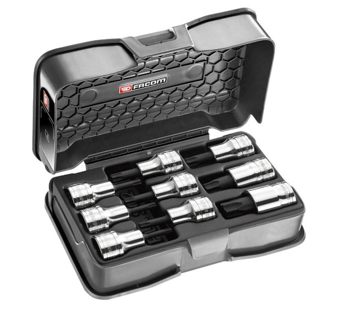 Facom AMEX.3APB 9 Delige Torx Dopsleutelset 1/2", Doe-het-zelf en Verbouw, Gereedschap | Handgereedschap