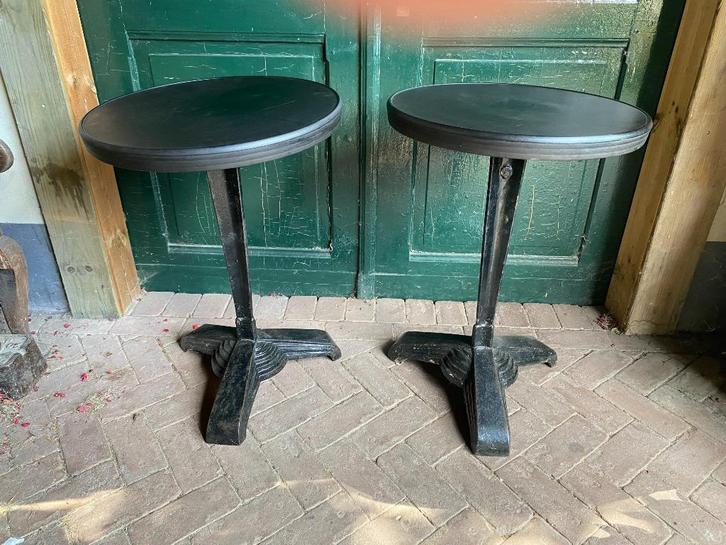 Antiek KOPPEL cafe tafeltjes LOUIS VUITTON, Art Deco, Antiek en Kunst, Antiek | Meubels | Tafels, Ophalen