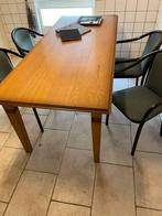 Eiken eettafel met 4 stoelen, Huis en Inrichting, Tafels | Eettafels, Ophalen, Gebruikt, 100 tot 150 cm, Eikenhout