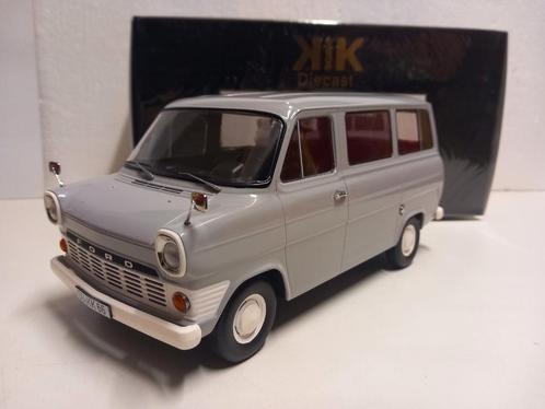 Ford Transit MK 1 ramen licht grijs 1966 KK Limited 1:18 KRD, Hobby en Vrije tijd, Modelauto's | 1:18, Zo goed als nieuw, Auto