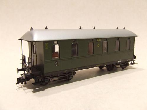 LILIPUT 817 02 DRG personenwagen, Langenschwalbacher, 4 ass, Hobby en Vrije tijd, Modeltreinen | H0, Zo goed als nieuw, Wagon
