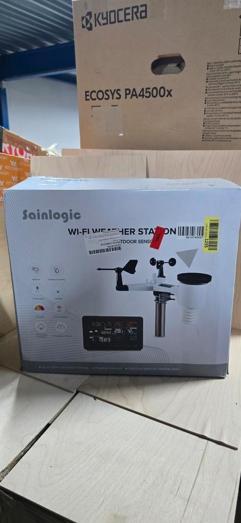 Sainlogic Wi-Fi Weerstation - Zo goed als nieuw!, Audio, Tv en Foto, Weerstations en Barometers, Zo goed als nieuw, Weerstation