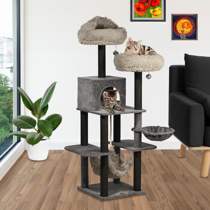 Kattenhuis nieuw product Krabpaal verpakt, Dieren en Toebehoren, Krabmeubelen, Nieuw, Krabpaal, Ophalen of Verzenden