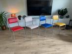 Retro stoelen!, Vier, Leer, Retro, Zo goed als nieuw