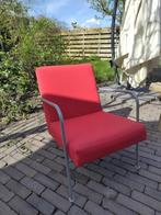 Rode stoel (gratis), Huis en Inrichting, Fauteuils, Gebruikt, Metaal, Ophalen
