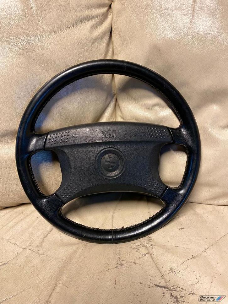 Bmw E36 E34 stuur zwart leder 1994 srs airbag stuur 3-serie, Auto-onderdelen, Besturing, BMW, Gebruikt, Ophalen of Verzenden